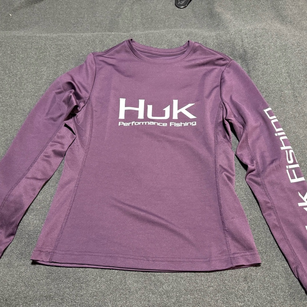 Huk Violet Long-Sleeve Fishing Shirt
